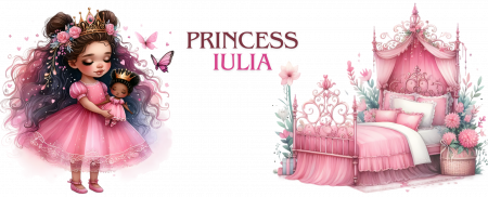 Cană personalizată pentru fetite cu printese  KID1005 Princess [2]