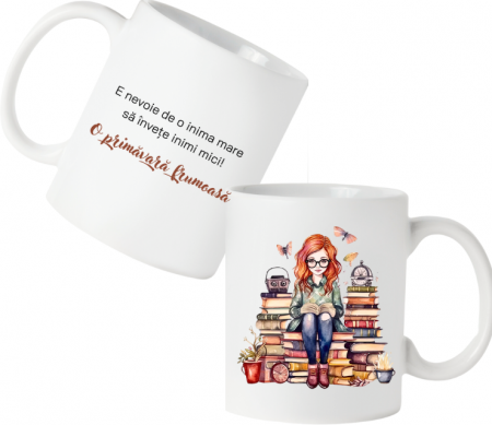 Cadouri Back to school - Cană personalizată pentru învățătoare sau profesoare COP2003