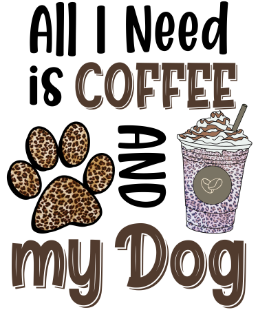 Cană personalizată pentru iubitorii de catei All i need is coffe and my dog [1]