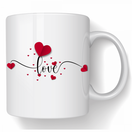 Cadouri Colegi, sefi sau angajati - Cană personalizată pentru ziua indragostitilor Valentines Day VD3003