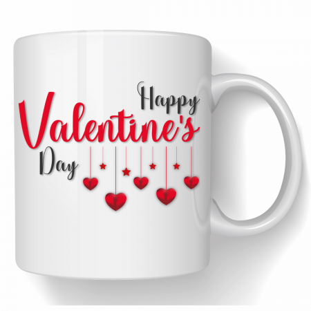 Cadouri Colegi, sefi sau angajati - Cană personalizată pentru ziua indragostitilor Valentines Day VD3009