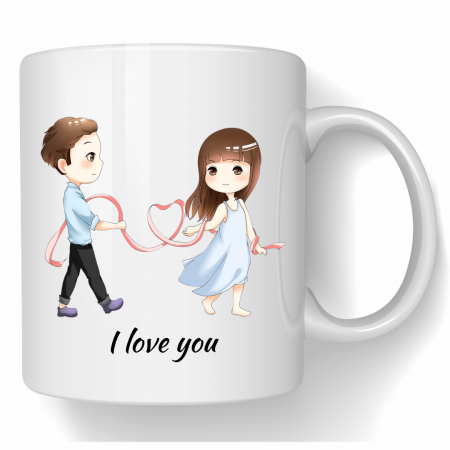 Cadouri Colegi, sefi sau angajati - Cană personalizată pentru ziua indragostitilor Valentines Day VD3013