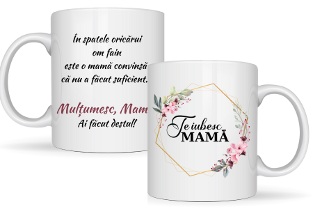 Cadouri aniversare - Cana personalizata Te iubesc mama CPF112_34
