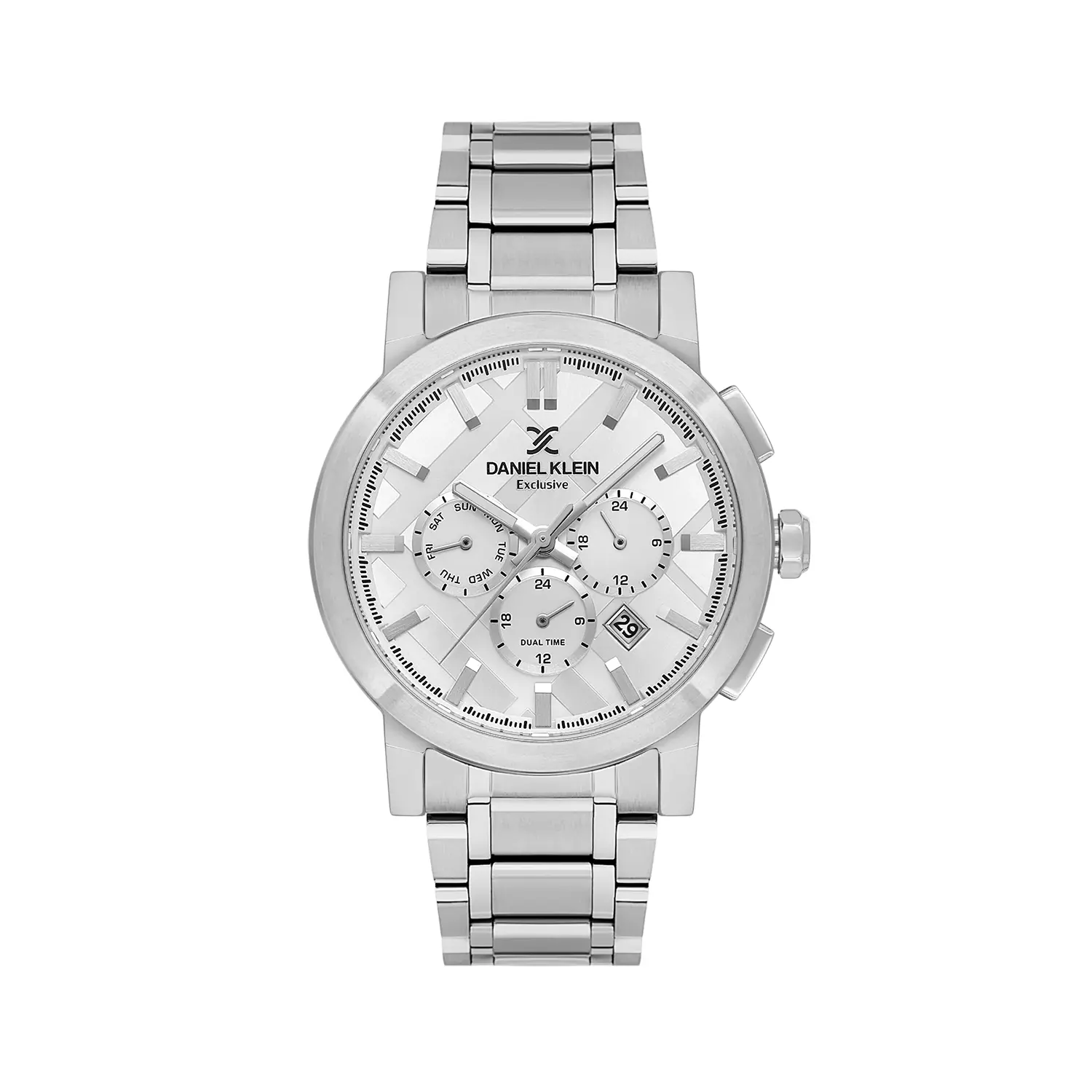 Ceasuri - Ceas barbatesc argintiu Daniel Klein Exclusive DK.1.14352-1