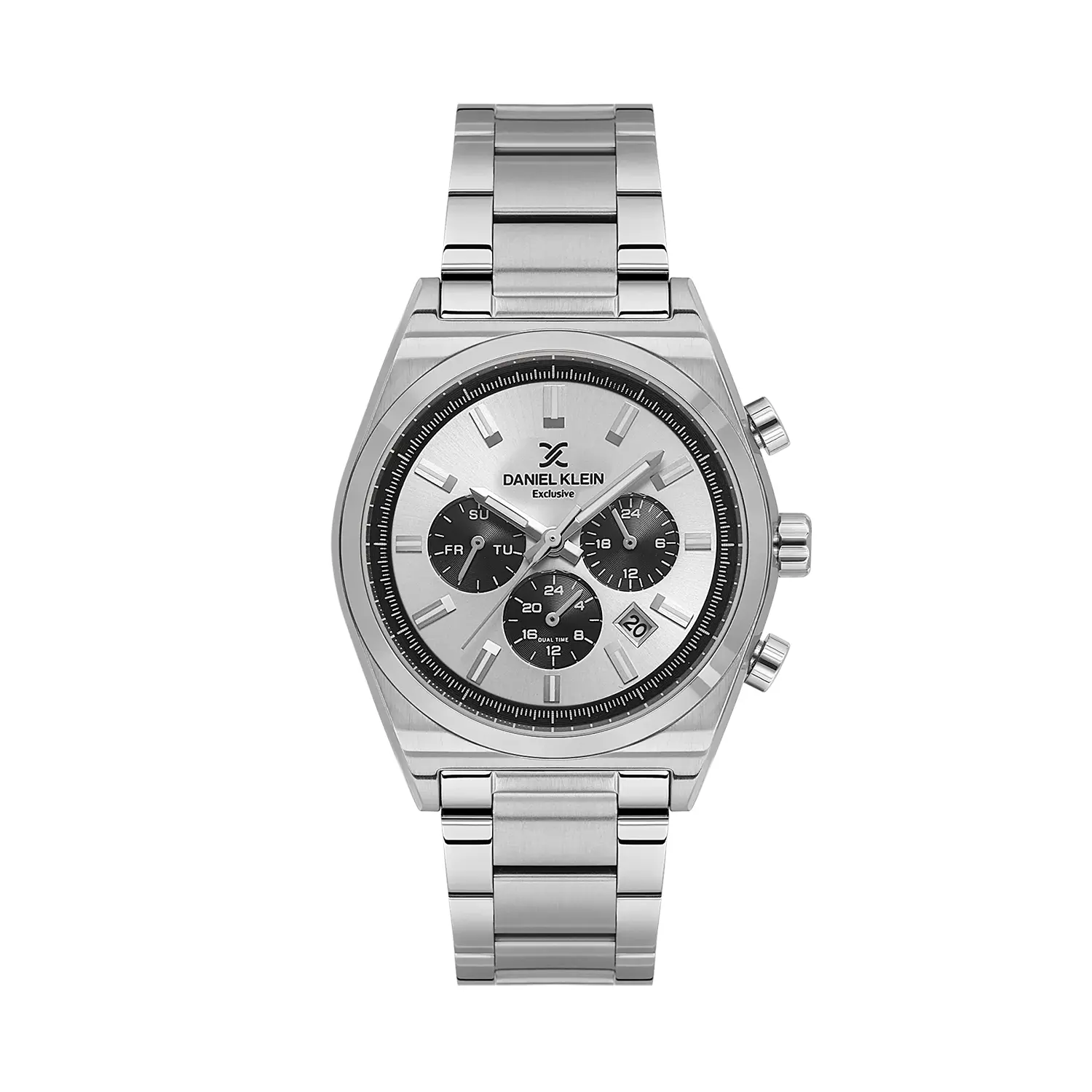 Ceasuri - Ceas barbatesc argintiu Daniel Klein Exclusive DK.1.14357-1