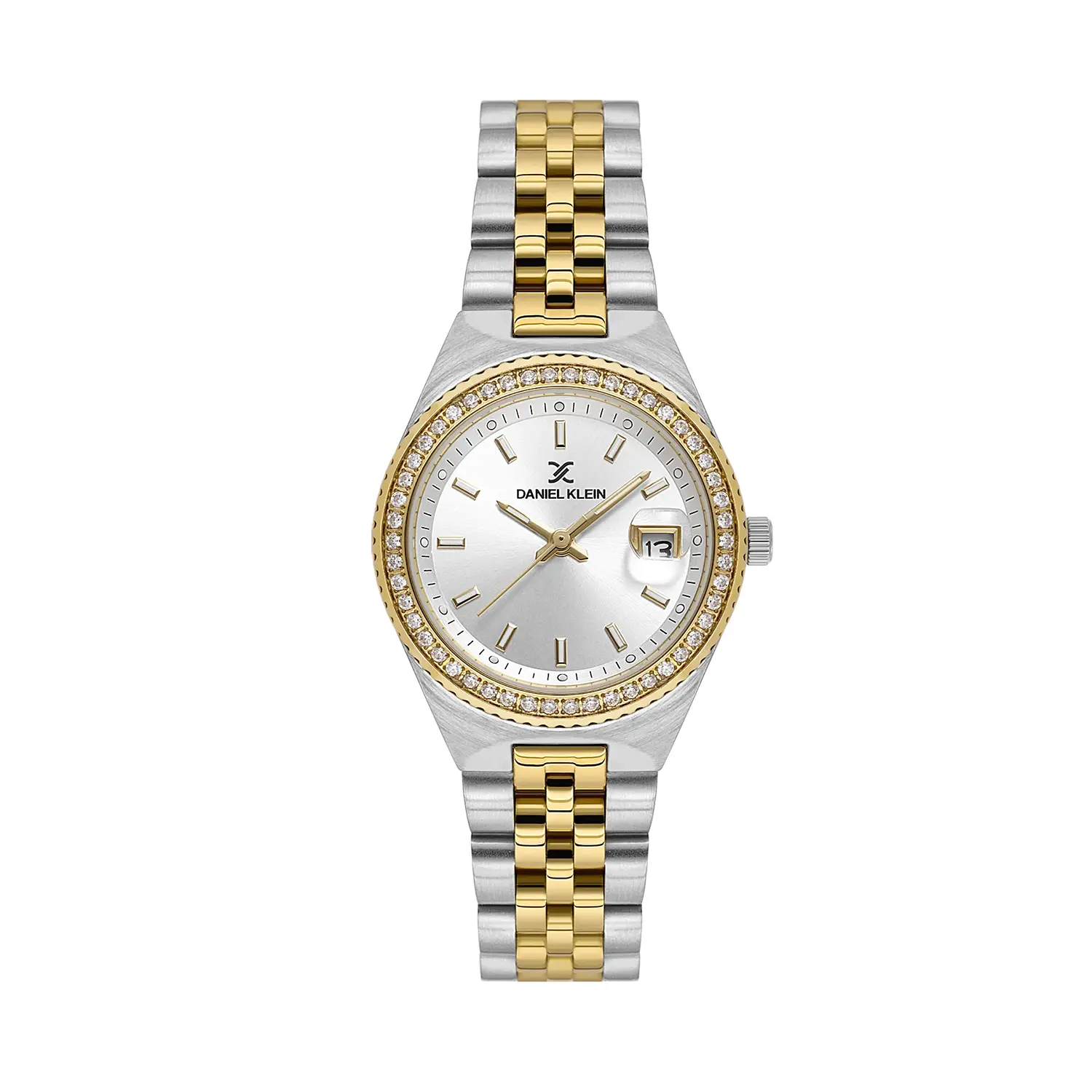 Ceasuri si Ochelari - Ceas dama Daniel Klein Premium DK.1.14304-3, auriu si argintiu