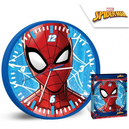 Home - Ceas de perete Spiderman, Disney, 25cm