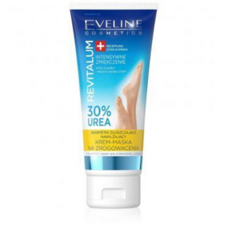 Manichiura & pedichiura - Crema masca hidratanta pentru picioare, Revitalum 30% Urea, Eveline Cosmetics
