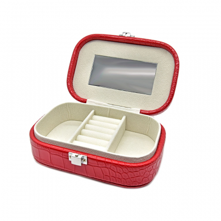 Cutie Bijuterii Angel Din Piele Ecologica Rosu [1]