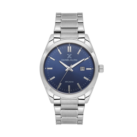 Ceasuri - Daniel Klein Arcadia - Ceas Barbatesc Quartz Argintiu DK.6.14273-3