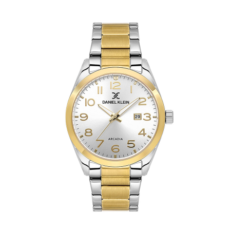 Ceasuri si Ochelari - Daniel Klein Arcadia - Ceas Barbatesc Quartz Auriu DK.6.14273-7