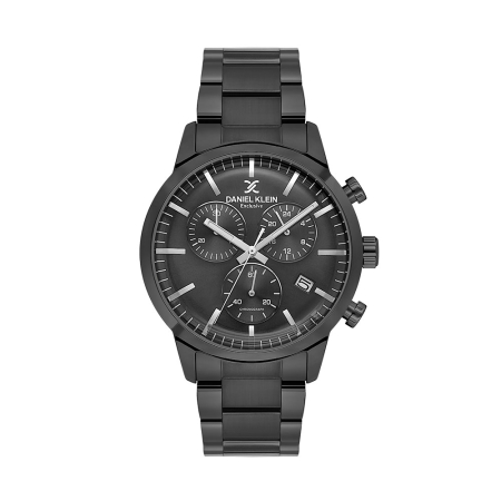 Ceasuri - Daniel Klein Exclusive - Ceas Barbatesc Quartz Antracit DK.1.14238-4