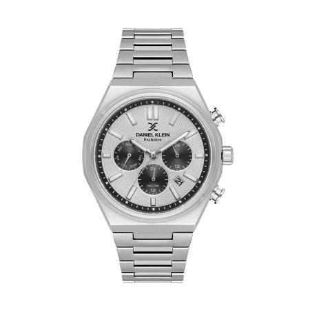 Ceasuri - Daniel Klein Exclusive - Ceas Barbatesc Quartz Argintiu DK.1.14236-1