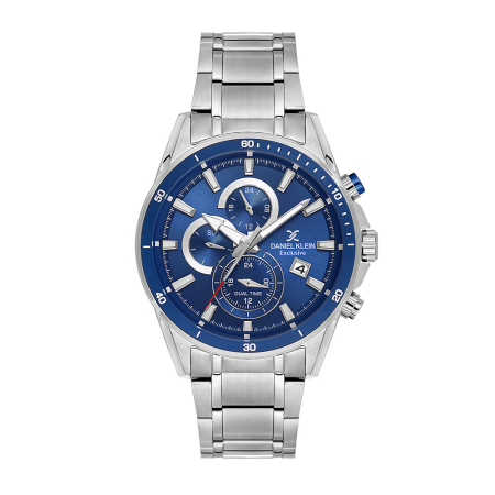 Ceasuri si Ochelari - Daniel Klein Exclusive - Ceas Barbatesc Quartz Argintiu DK.1.14247-3