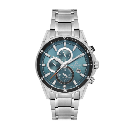 Ceasuri si Ochelari - Daniel Klein Exclusive - Ceas Barbatesc Quartz Argintiu DK.1.14247-4