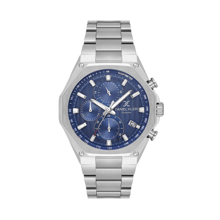 Ceasuri si Ochelari - Daniel Klein Exclusive - Ceas Barbatesc Quartz Argintiu DK.1.14257-2