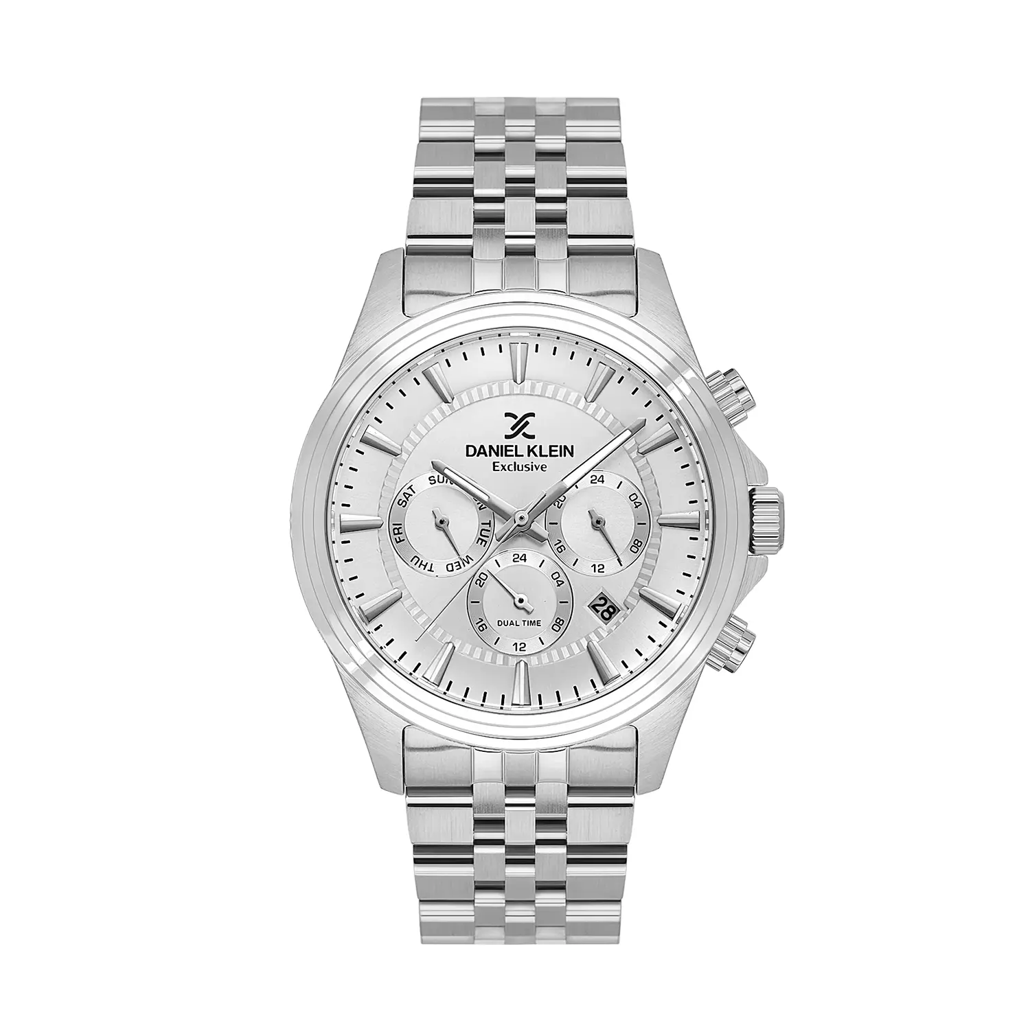 Ceasuri si Ochelari - Daniel Klein Exclusive - Ceas Barbatesc Quartz Argintiu DK.1.14345-1