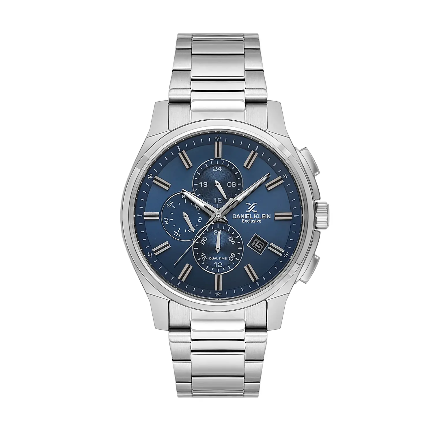 Ceasuri si Ochelari - Daniel Klein Exclusive - Ceas Barbatesc Quartz Argintiu DK.1.14350-3