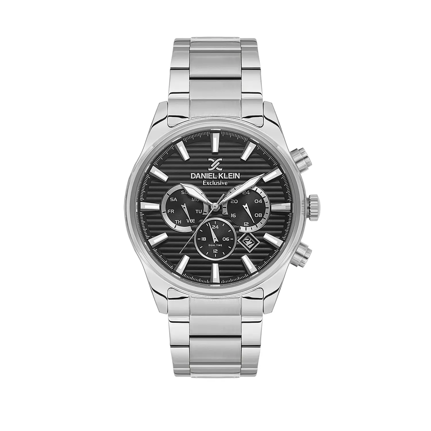 Ceasuri si Ochelari - Daniel Klein Exclusive - Ceas Barbatesc Quartz Argintiu DK.6.14443-2