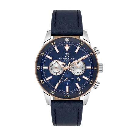 Ceasuri si Ochelari - Daniel Klein Exclusive - Ceas Barbatesc Quartz Bleumarin DK.1.14255-6
