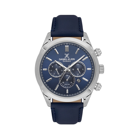 Ceasuri - Daniel Klein Exclusive - Ceas Barbatesc Quartz Bleumarin DK.6.14260-3