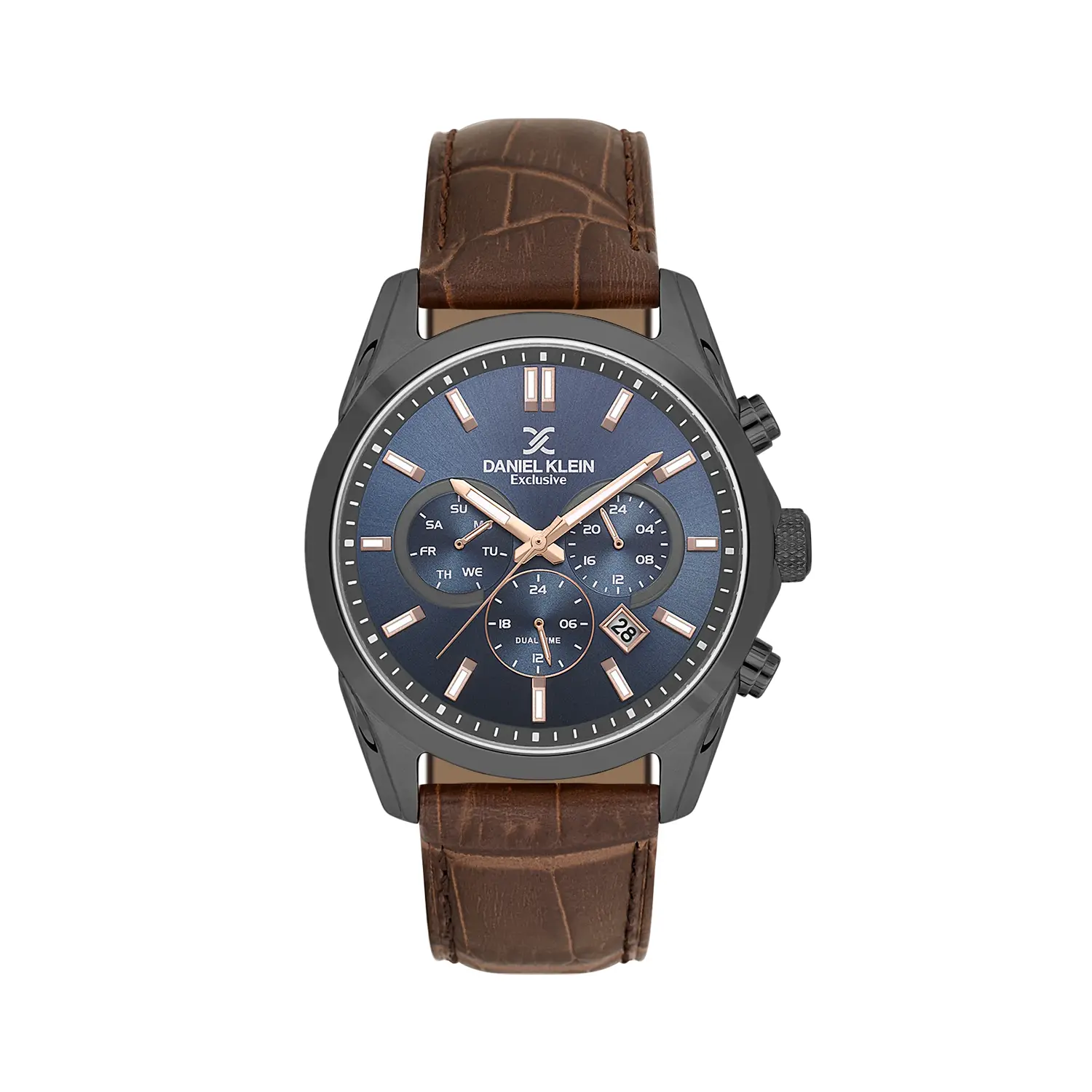 Ceasuri si Ochelari - Daniel Klein Exclusive - Ceas Barbatesc Quartz Maro DK.1.14344-6