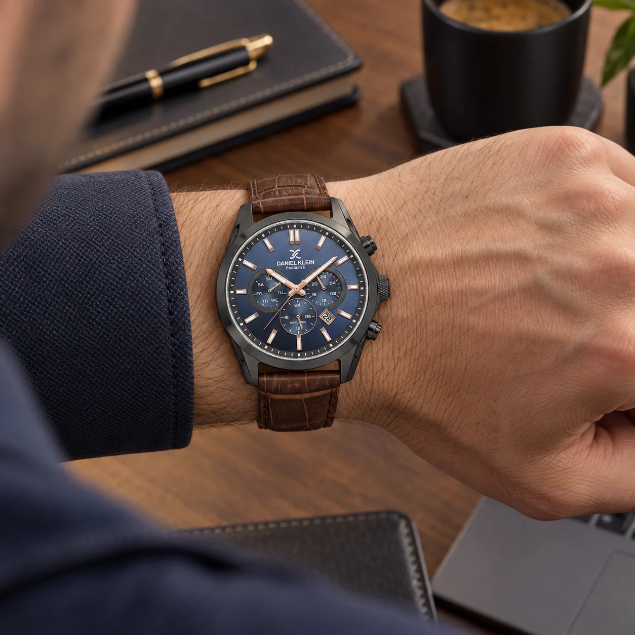 Daniel Klein Exclusive - Ceas Barbatesc Quartz Maro DK.1.14344-6 [2]