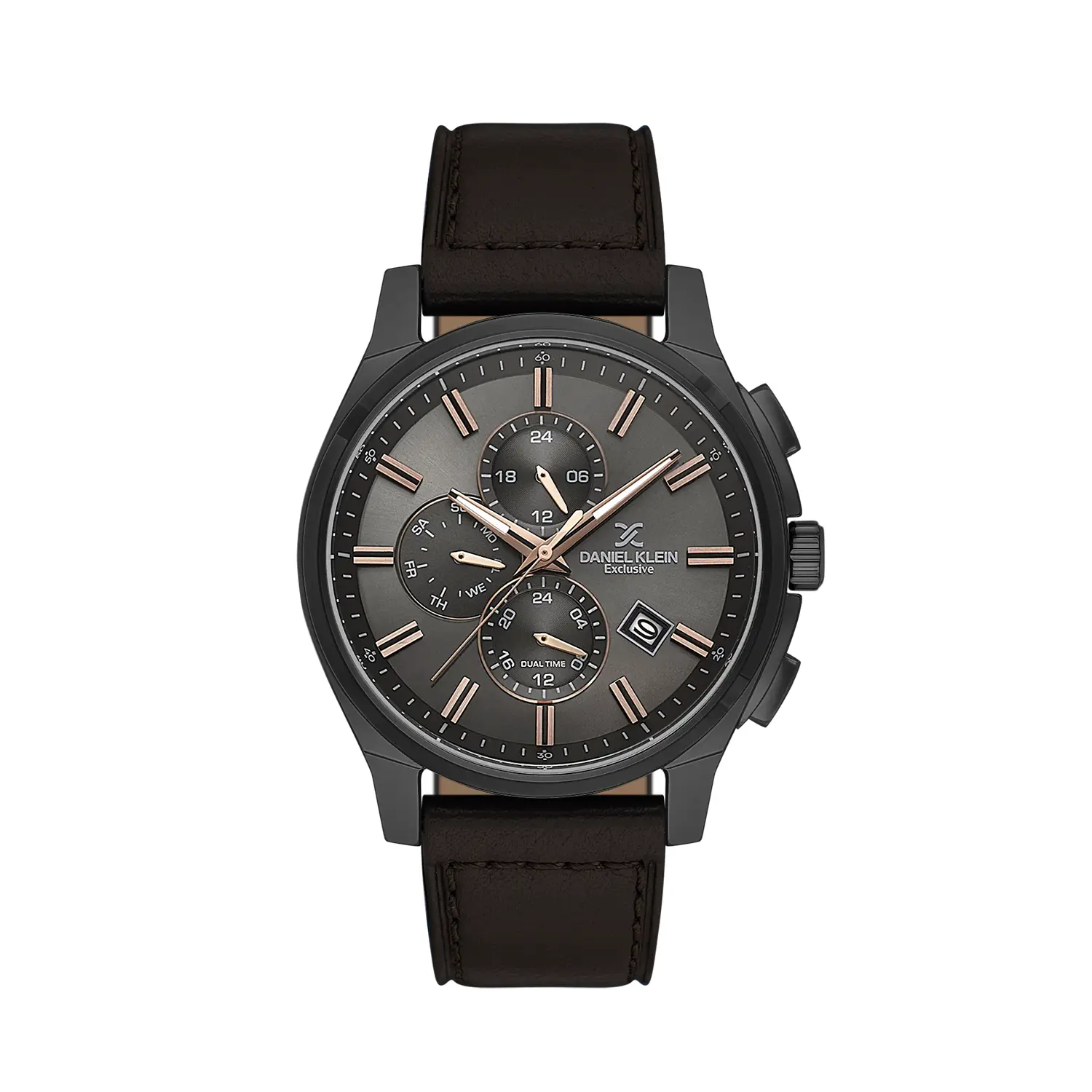 Ceasuri si Ochelari - Daniel Klein Exclusive - Ceas Barbatesc Quartz Maro DK.1.14349-5