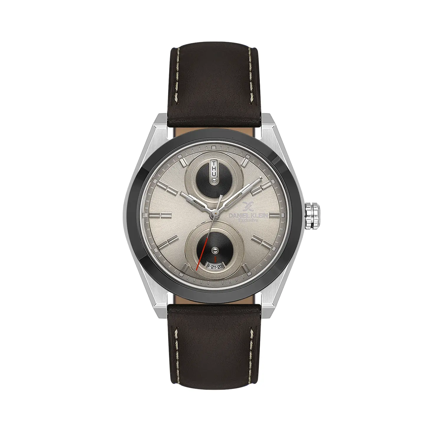 Ceasuri si Ochelari - Daniel Klein Exclusive - Ceas barbatesc quartz maro DK.1.14360-5