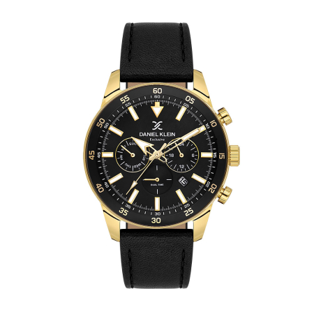 Ceasuri si Ochelari - Daniel Klein Exclusive - Ceas Barbatesc Quartz Negru DK.1.14255-3