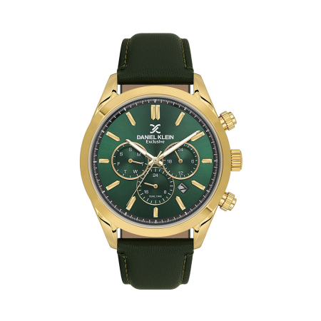 Ceasuri - Daniel Klein Exclusive - Ceas Barbatesc Quartz Verde DK.6.14260-4