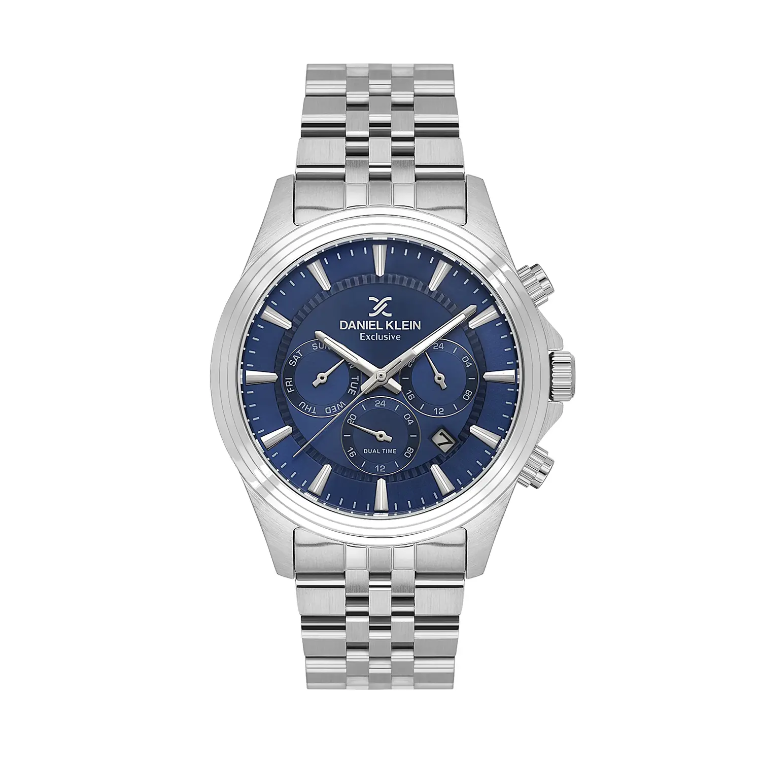 Ceasuri si Ochelari - Daniel Klein Exclusive DK.1.14345-3 - Ceas barbatesc quartz argintiu