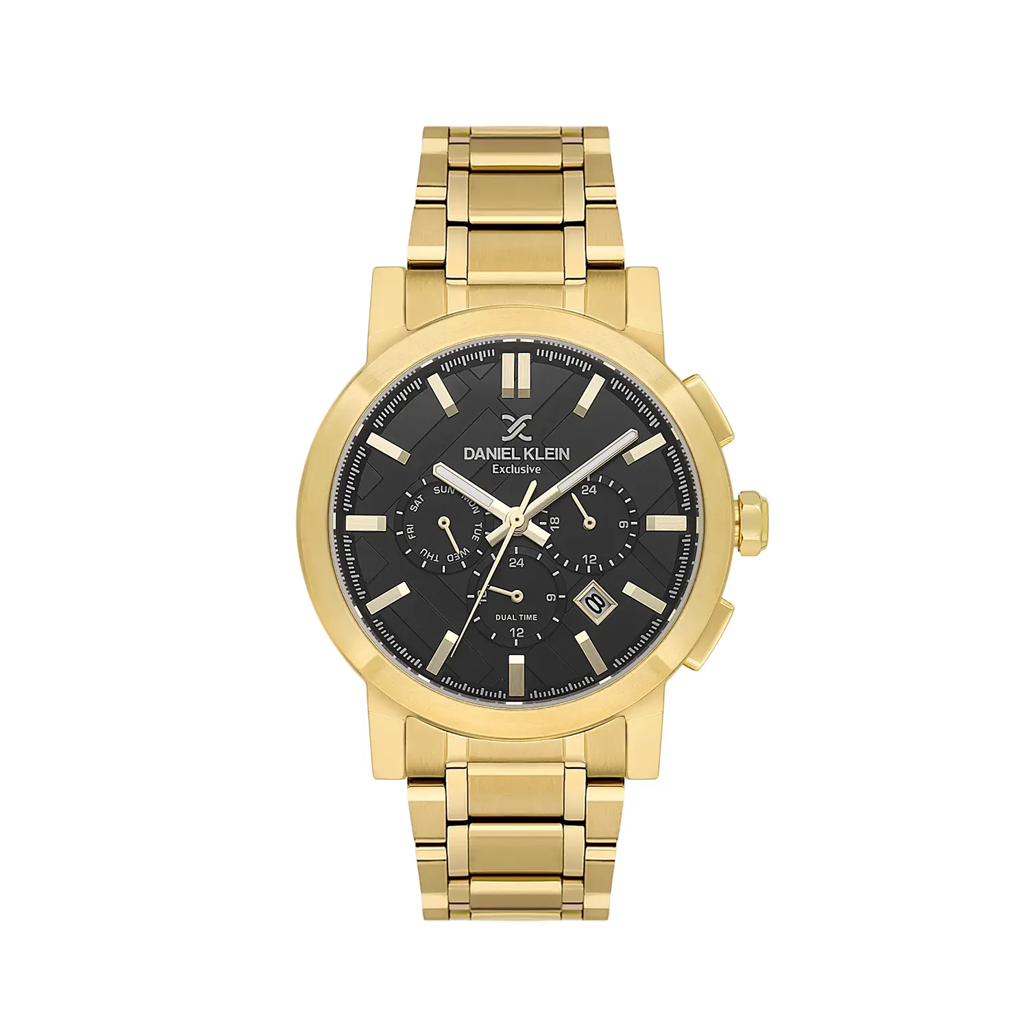 Ceasuri si Ochelari - Daniel Klein Exclusive DK.1.14352-4 - Ceas barbatesc quartz auriu