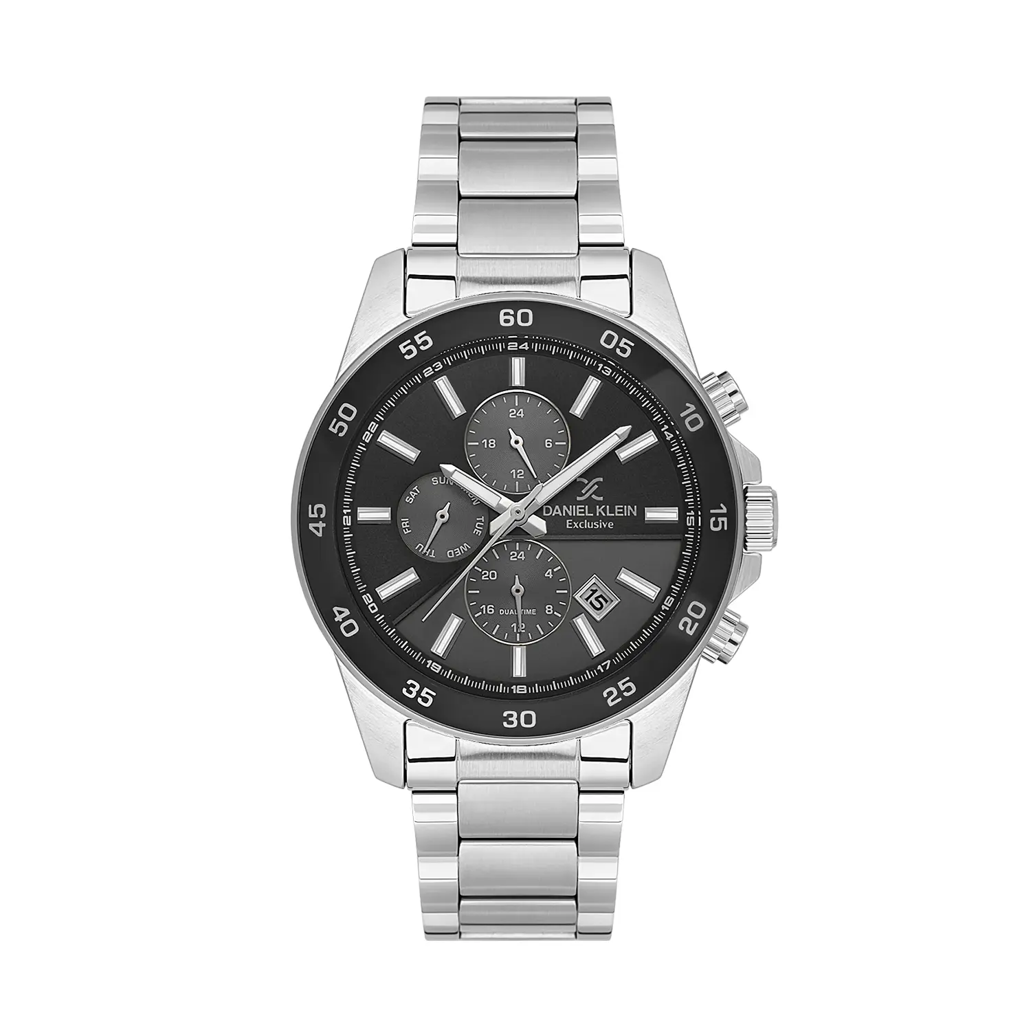 Ceasuri si Ochelari - Daniel Klein Exclusive DK.1.14353-2 - Ceas barbatesc quartz argintiu