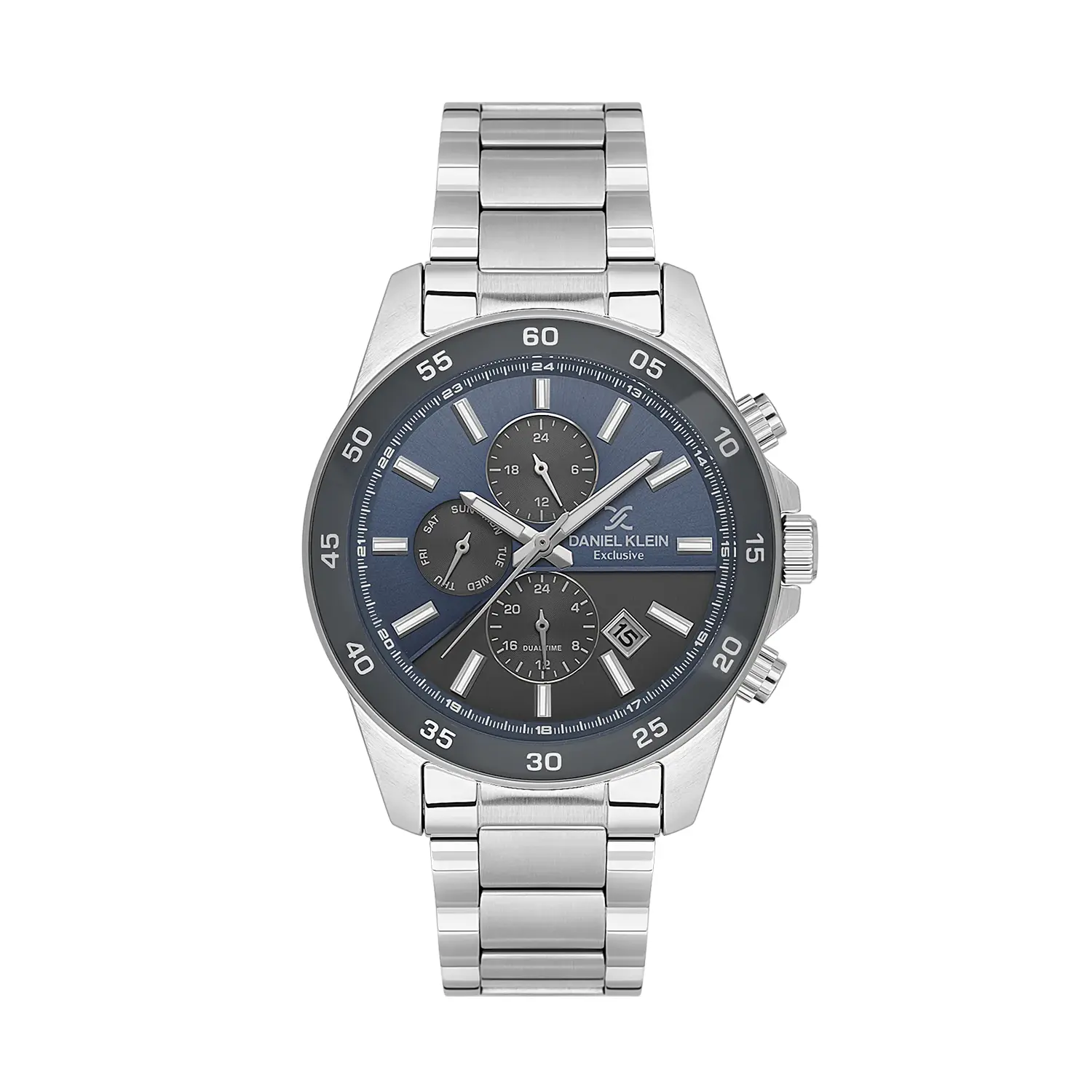 Ceasuri si Ochelari - Daniel Klein Exclusive DK.1.14353-4 - Ceas barbatesc quartz argintiu