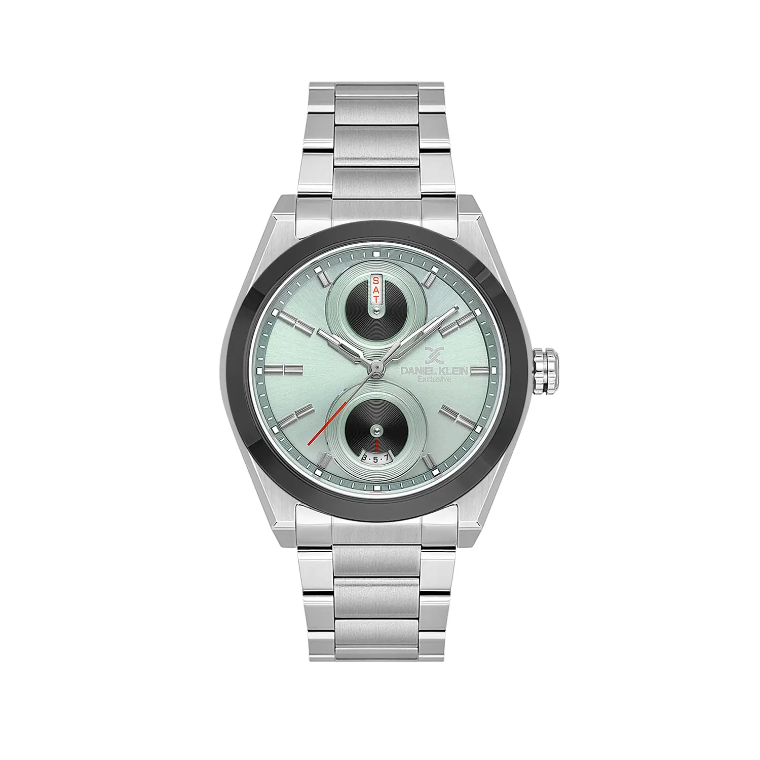 Ceasuri si Ochelari - Daniel Klein Exclusive DK.1.14359-5 - Ceas barbatesc quartz argintiu cu cadran mint