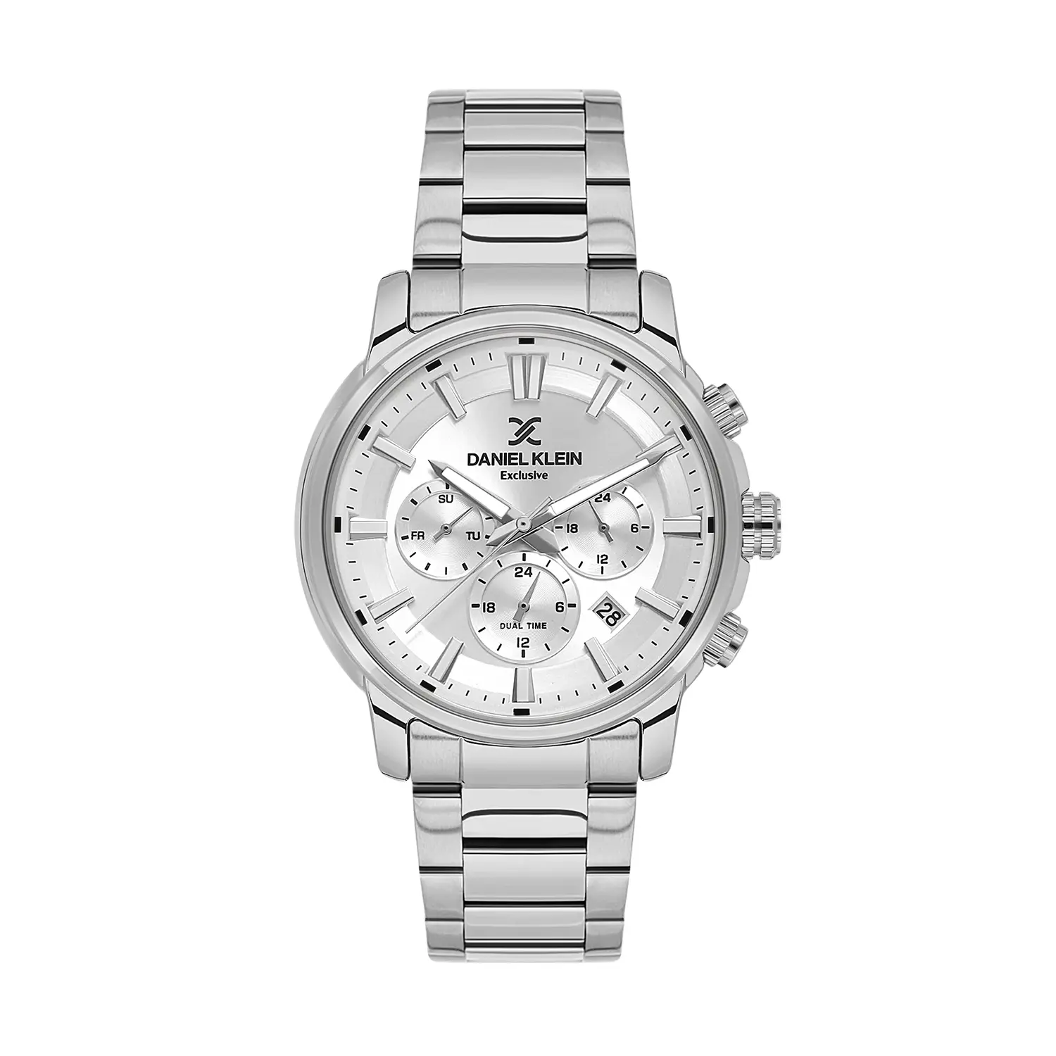 Ceasuri si Ochelari - Daniel Klein Exclusive DK.6.14442-1 - Ceas barbatesc quartz argintiu