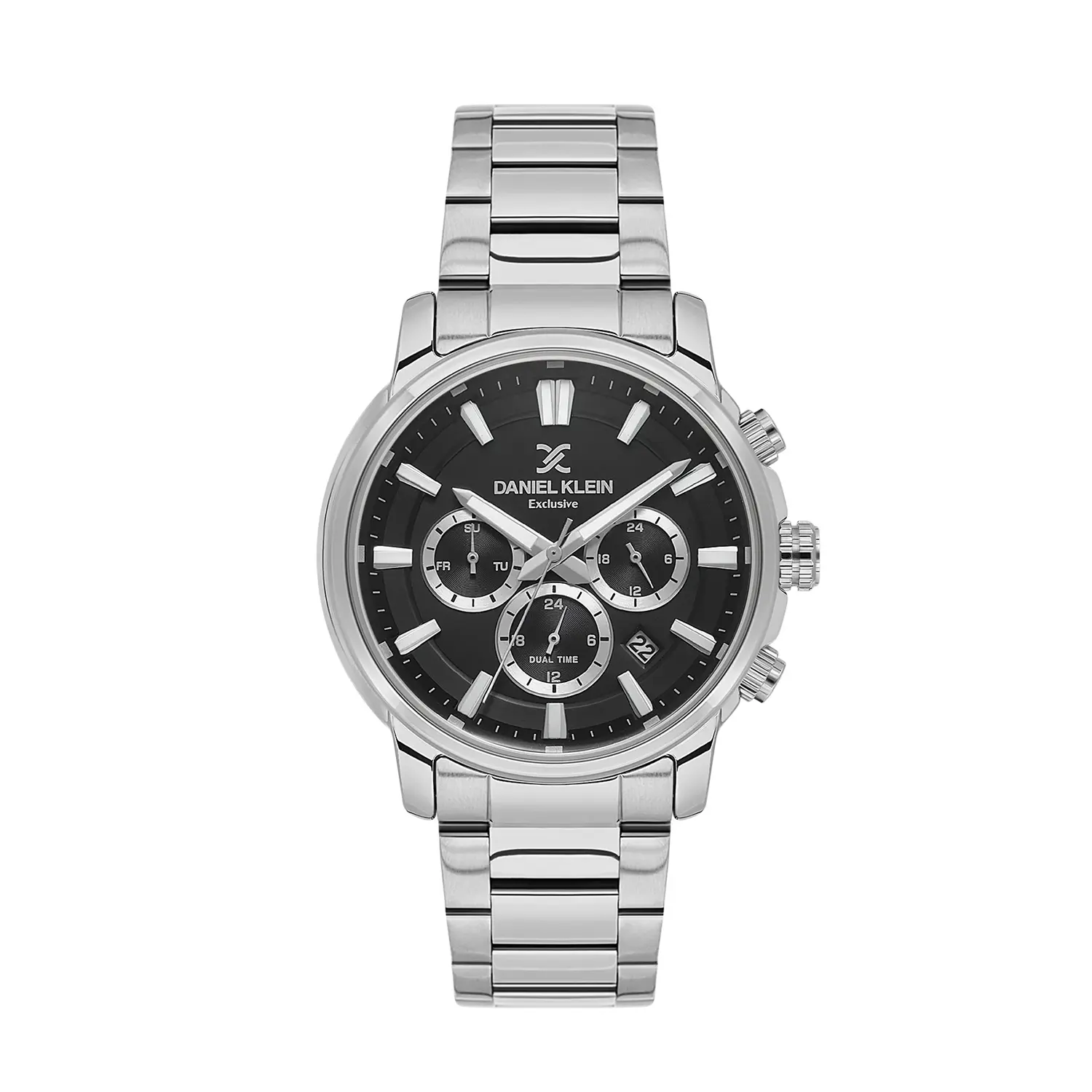 Ceasuri si Ochelari - Daniel Klein Exclusive DK.6.14442-2 - Ceas barbatesc quartz argintiu