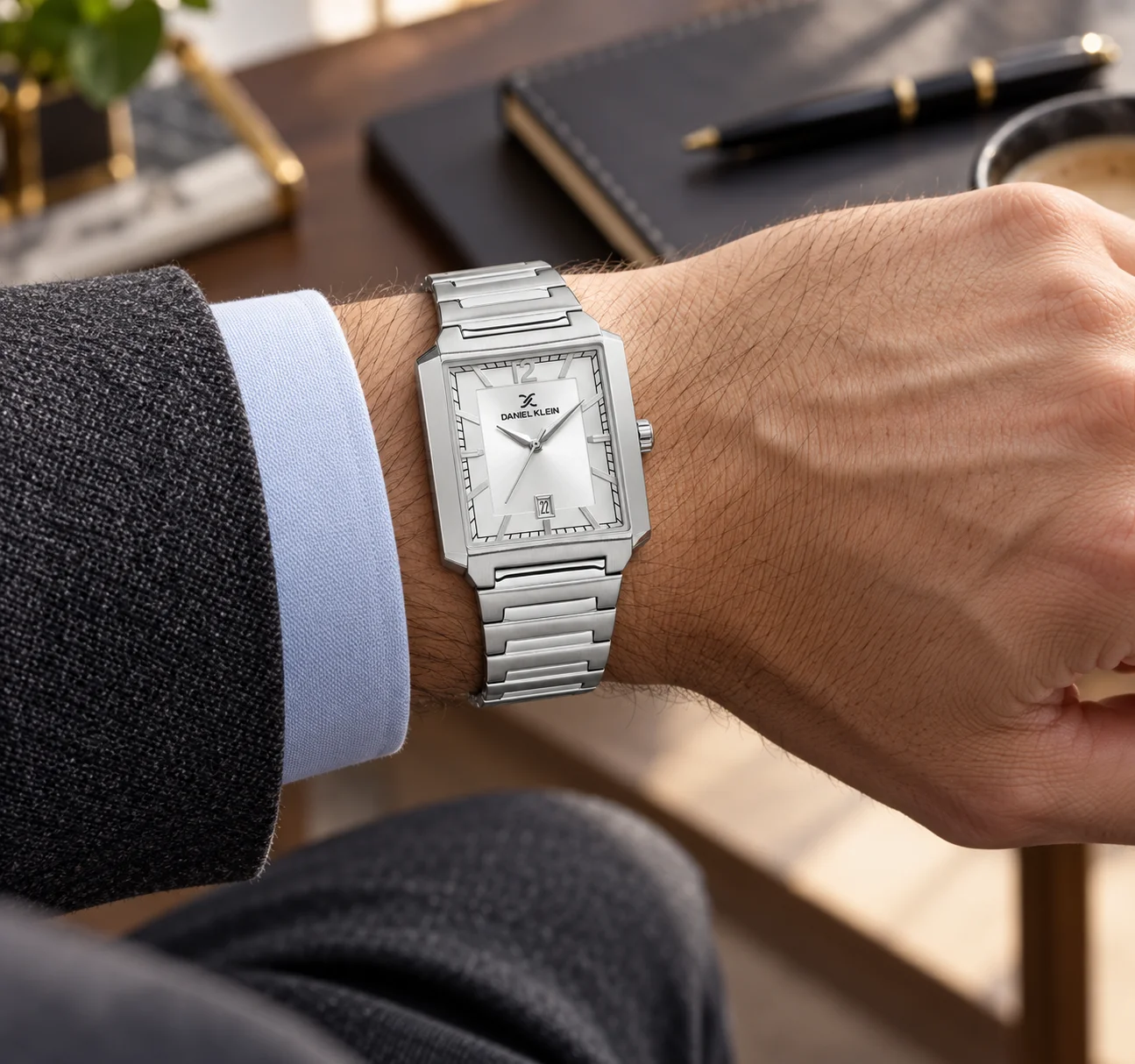 Daniel Klein Premium - Ceas Barbatesc Quartz Argintiu DK.1.14339-1 [2]