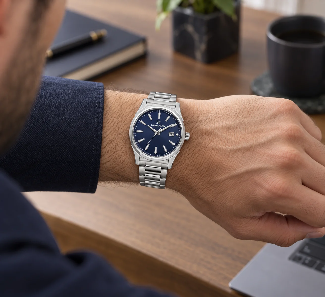 Daniel Klein Premium - Ceas Barbatesc Quartz Argintiu DK.1.14379-3 [2]