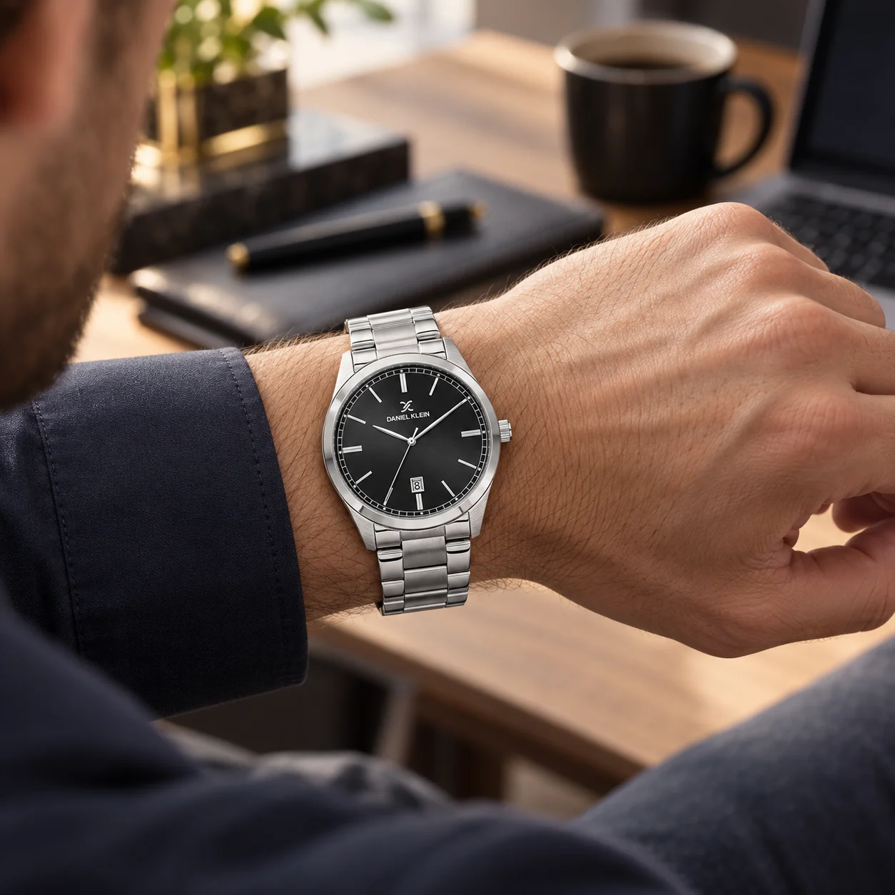 Daniel Klein Premium - Ceas Barbatesc Quartz Argintiu DK.6.14449-2 [2]