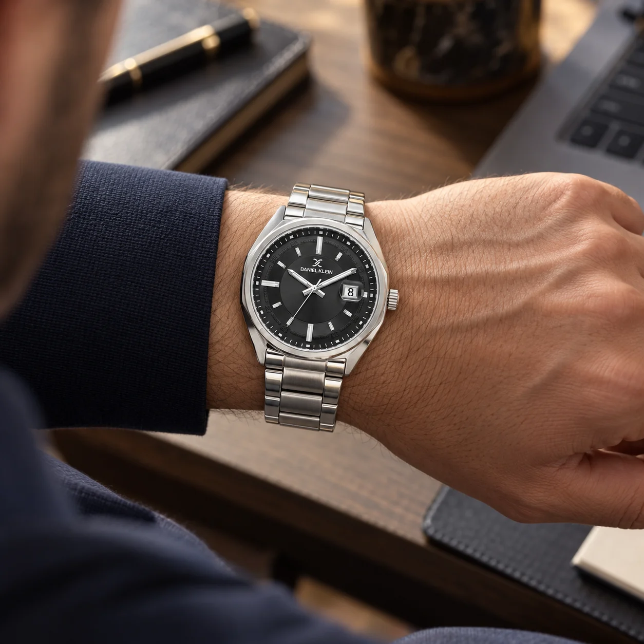 Daniel Klein Premium - Ceas Barbatesc Quartz Argintiu DK.6.14451-2 [2]