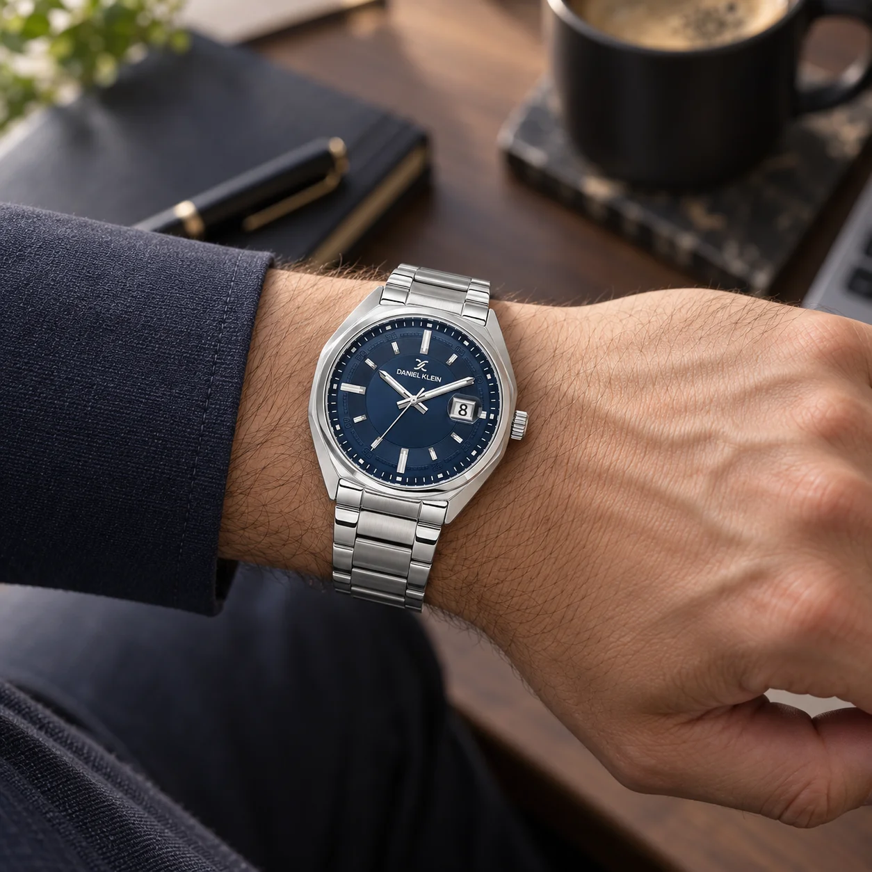 Daniel Klein Premium - Ceas Barbatesc Quartz Argintiu DK.6.14451-3 [2]