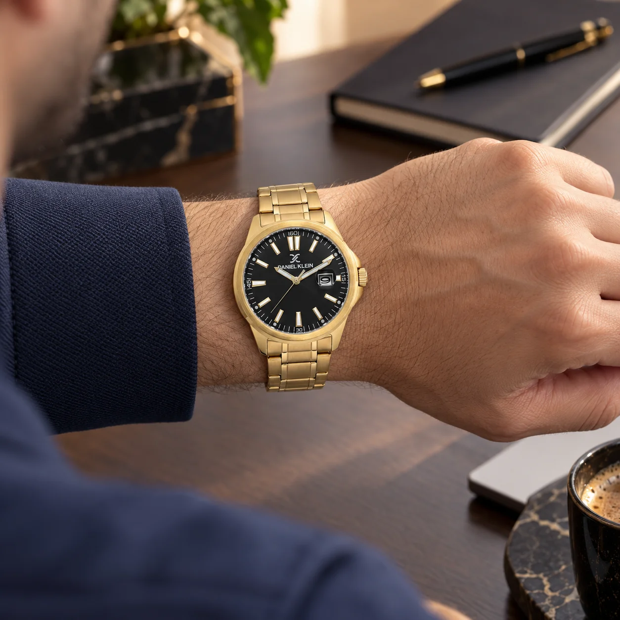 Daniel Klein Premium - Ceas Barbatesc Quartz Auriu DK.1.14332-5 [2]