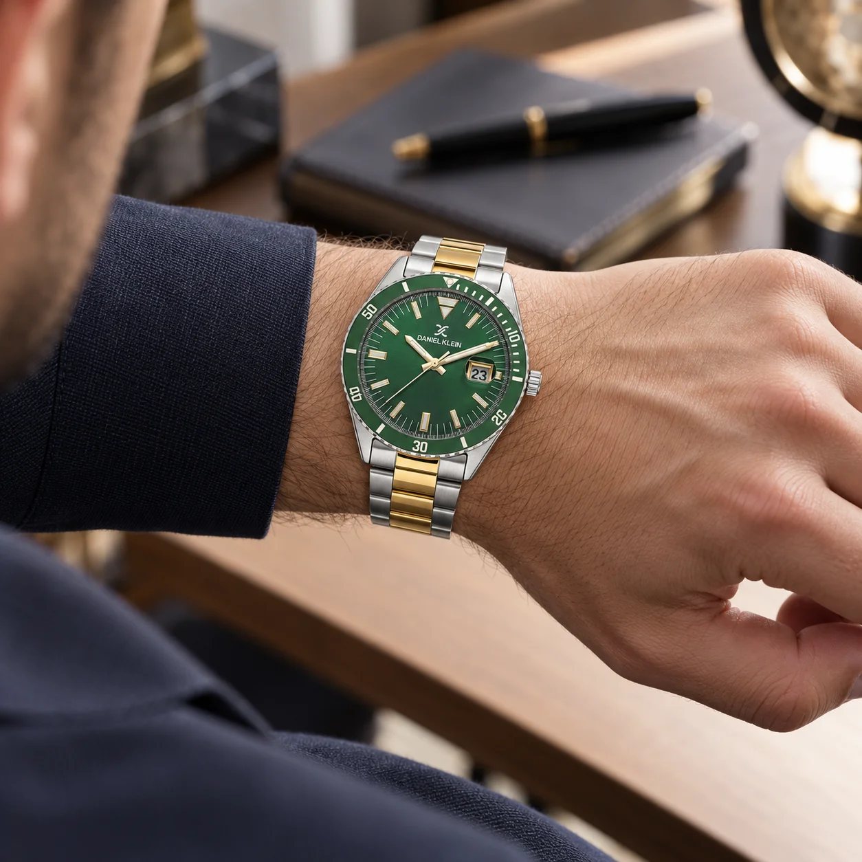 Daniel Klein Premium - Ceas Barbatesc Quartz Auriu DK.1.14337-4 [2]