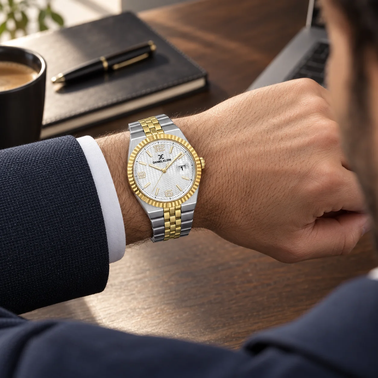 Daniel Klein Premium - Ceas Barbatesc Quartz Auriu DK.6.14718-5 [2]