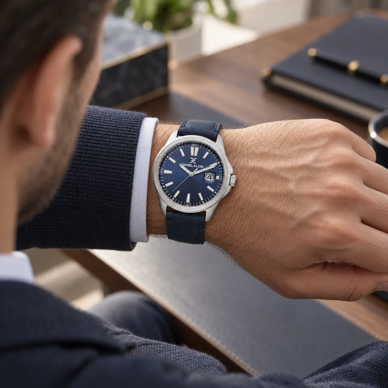 Daniel Klein Premium - Ceas Barbatesc Quartz Bleumarin DK.1.14333-3 [2]