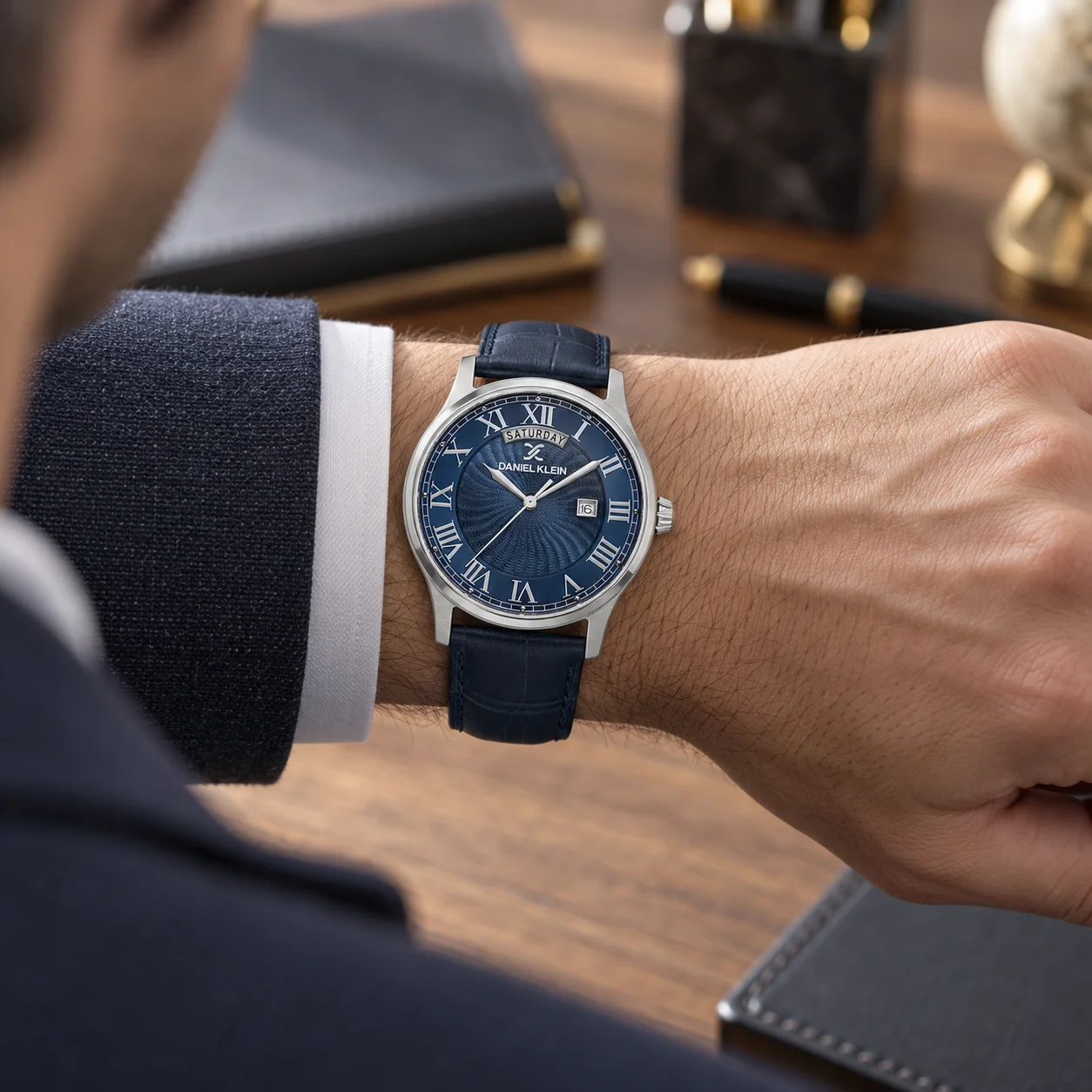 Daniel Klein Premium - Ceas Barbatesc Quartz Bleumarin DK.1.14336-3 [2]