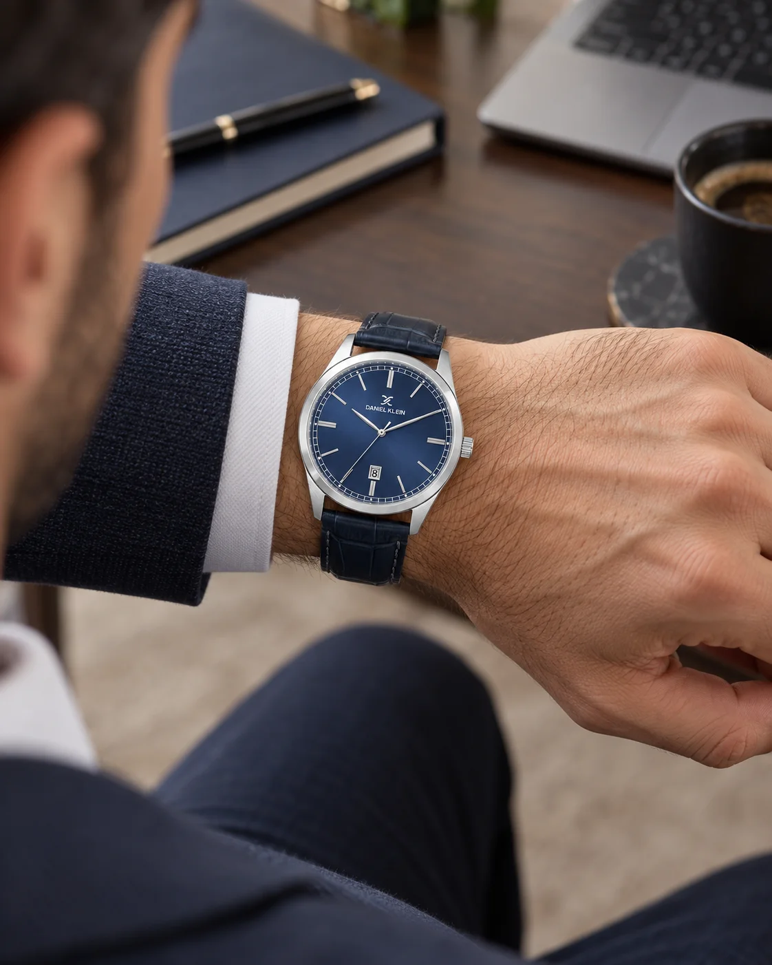 Daniel Klein Premium - Ceas Barbatesc Quartz Bleumarin DK.6.14450-3 [2]
