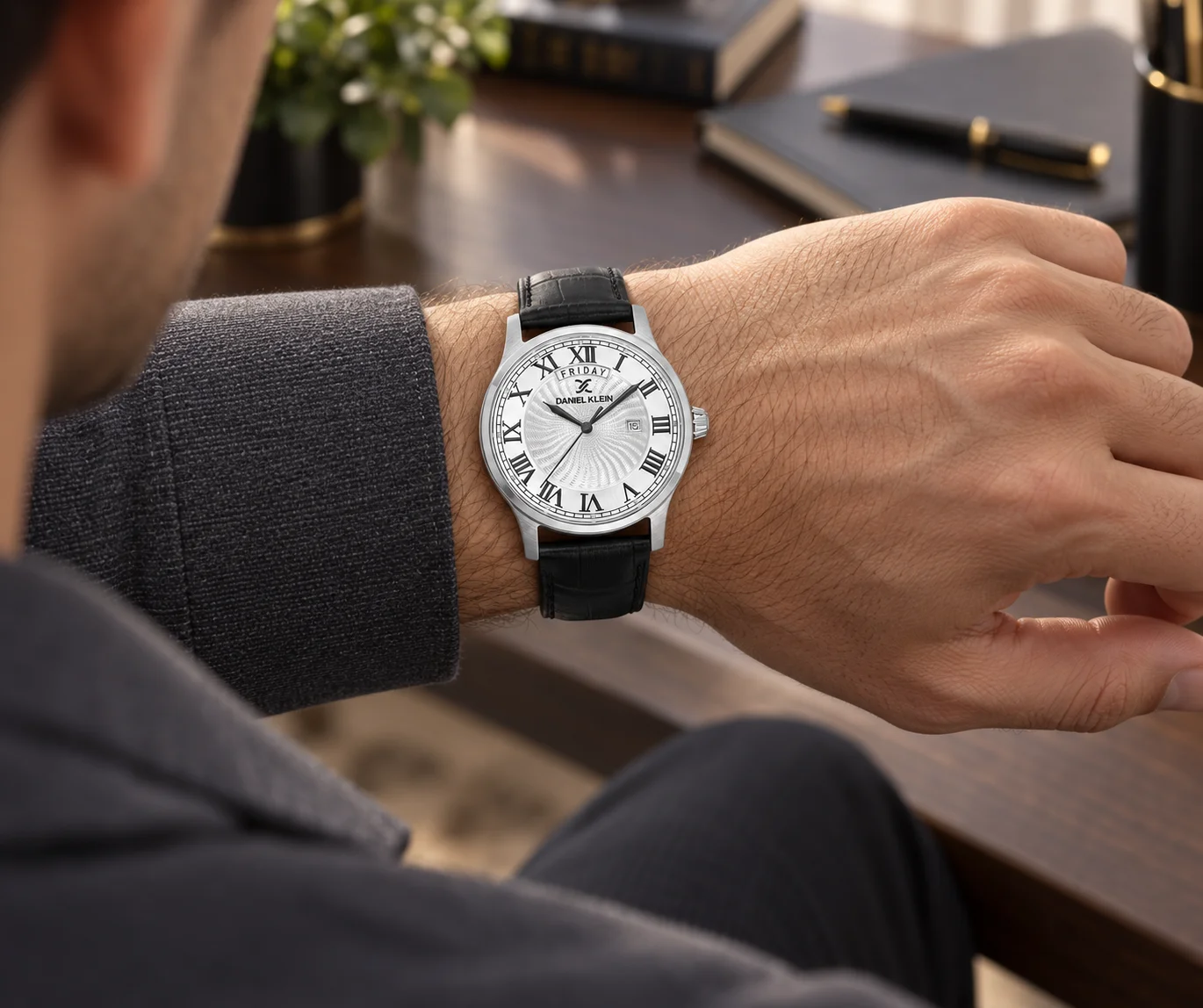 Daniel Klein Premium - Ceas Barbatesc Quartz Negru DK.1.14336-1 [2]